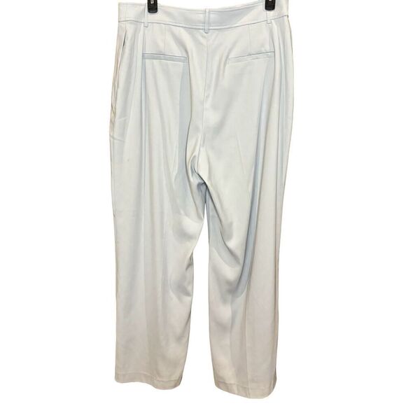 Ted Baker London Hildiat Pintuck High Waist Trousers in Baby Blue NWT Size 6/16 - Picture 2 of 7